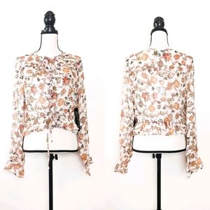 🦋LAST🦋 NWT Goldie London Floral Boho Blouse